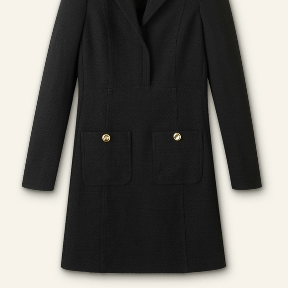 NWT Me+Em Day to Evening Mini Dress Black Size 8 - Picture 3 of 5